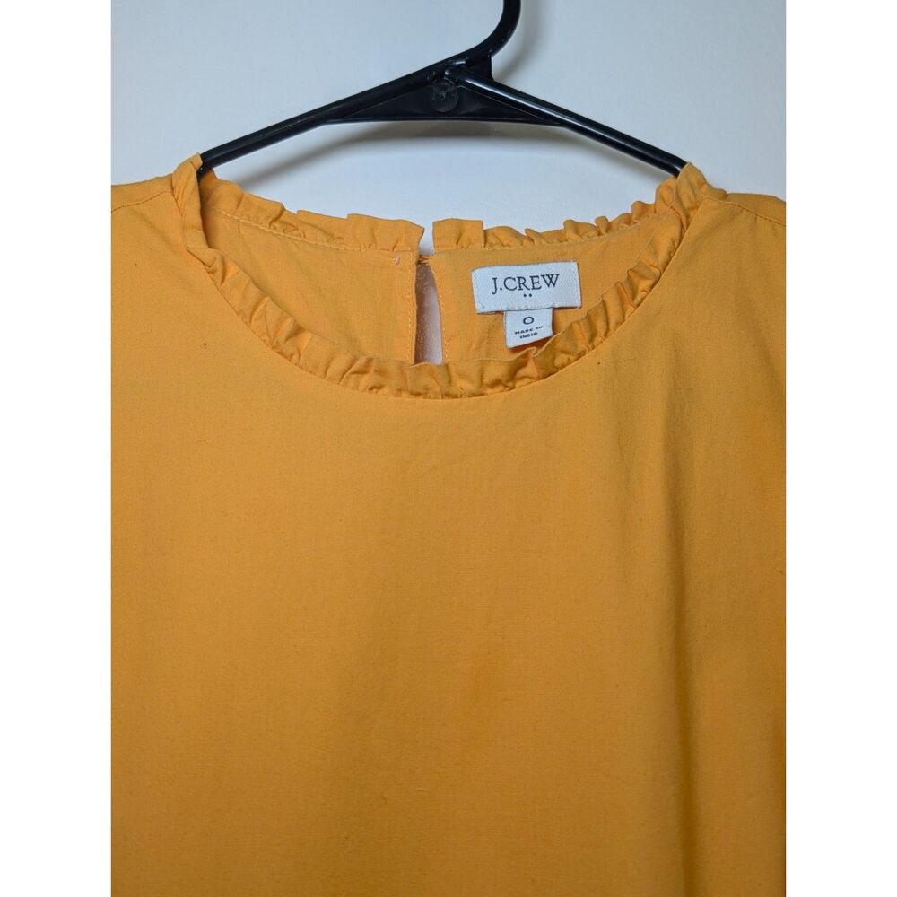 J. Crew Tiered Midi Dress Butter Yellow Cotton Sun Dress Quiet Luxury - Picture 8 of 10